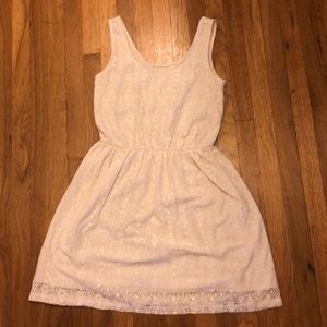 Cream lace dress